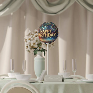 Festive Round Balloons – Happy Birthday Decor - Dipaliz