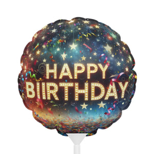 Festive Round Balloons – Happy Birthday Decor - Dipaliz