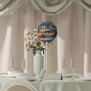 Festive Round Balloons - Happy Birthday Party Decor - Dipaliz