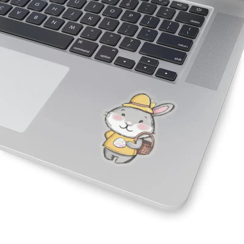 Happy Bunny Kiss Cut Stickers for a Whimsical Style Boost - 3’’ × / Transparent Paper Products