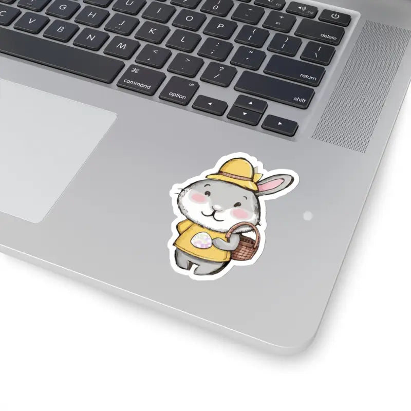 Happy Bunny Kiss Cut Stickers for a Whimsical Style Boost - 3’’ × / White Paper Products