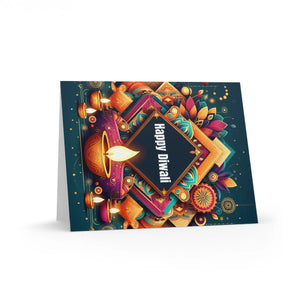 Festive Diwali Greeting Cards - Matte Finish - Dipaliz