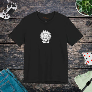 Happy Flower Short Sleeve Tee Cotton Jersey - Dipaliz - T-shirts
