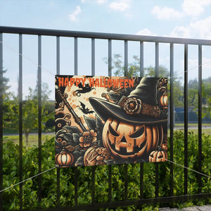 Jack O’ Lantern Scrim Vinyl Banner – Halloween - Dipaliz - Banners