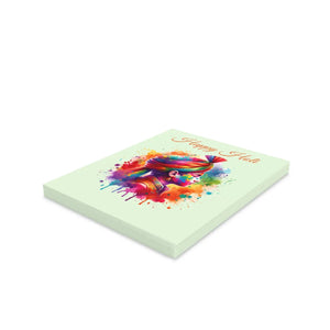 Vibrant Holi Greeting Card - White Envelopes - Dipaliz - & Note Cards