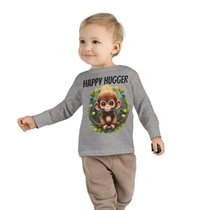 Soft Toddler Long Sleeve Tee - Monkey Mischief Design - Dipaliz - Baby & Clothing