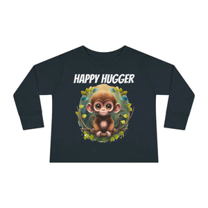 Soft Toddler Long Sleeve Tee - Monkey Mischief Design - Dipaliz - Baby & Clothing