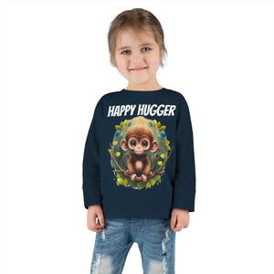 Soft Toddler Long Sleeve Tee - Monkey Mischief Design - Dipaliz - Baby & Clothing
