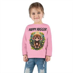 Soft Toddler Long Sleeve Tee - Monkey Mischief Design - Dipaliz - Baby & Clothing