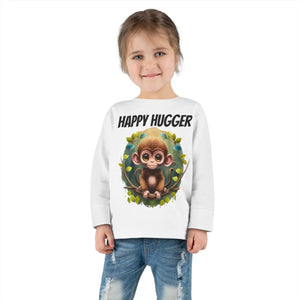 Soft Toddler Long Sleeve Tee - Monkey Mischief Design - Dipaliz - Baby & Clothing