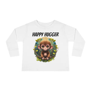 Soft Toddler Long Sleeve Tee - Monkey Mischief Design - Dipaliz - Baby & Clothing