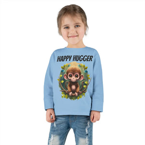 Soft Toddler Long Sleeve Tee - Monkey Mischief Design - Dipaliz - Baby & Clothing