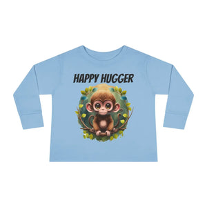 Soft Toddler Long Sleeve Tee - Monkey Mischief Design - Dipaliz - Baby & Clothing