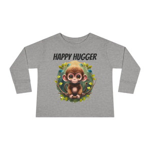 Soft Toddler Long Sleeve Tee - Monkey Mischief Design - Dipaliz - Baby & Clothing