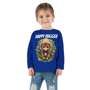 Soft Toddler Long Sleeve Tee - Monkey Mischief Design - Dipaliz - Baby & Clothing