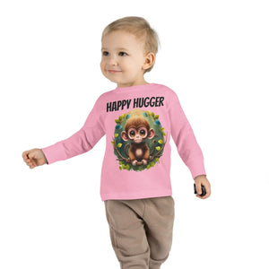 Soft Toddler Long Sleeve Tee - Monkey Mischief Design - Dipaliz - Baby & Clothing