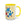 Vibrant Happy Molecule Accent Coffee Mug - Science Lover Gift - Dipaliz - Mugs