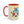Vibrant Happy Molecule Accent Coffee Mug - Science Lover Gift - Dipaliz - Mugs