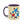 Vibrant Happy Molecule Accent Coffee Mug - Science Lover Gift - Dipaliz - Mugs