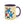 Vibrant Happy Molecule Accent Coffee Mug - Science Lover Gift - Dipaliz - Mugs