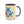 Vibrant Happy Molecule Accent Coffee Mug - Science Lover Gift - Dipaliz - Mugs