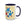 Vibrant Happy Molecule Accent Coffee Mug - Science Lover Gift - Dipaliz - Mugs