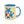 Vibrant Happy Molecule Accent Coffee Mug - Science Lover Gift - Dipaliz - Mugs