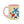 Vibrant Happy Molecule Accent Coffee Mug - Science Lover Gift - Dipaliz - Mugs