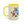 Vibrant Happy Molecule Accent Coffee Mug - Science Lover Gift - Dipaliz - Mugs