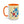 Vibrant Happy Molecule Accent Coffee Mug - Science Lover Gift - Dipaliz - Mugs