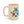 Vibrant Happy Molecule Accent Coffee Mug - Science Lover Gift - Dipaliz - Mugs