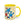 Vibrant Happy Molecule Accent Coffee Mug - Science Lover Gift - Dipaliz - Mugs