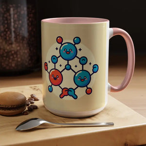 Mug - Happy Molecule Accent Coffee Science Lover Gift - Dipaliz