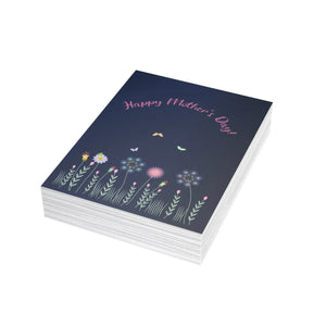 Happy Mother’s Day Floral Greeting Card, Pack of 1/10/30/50 - Cards