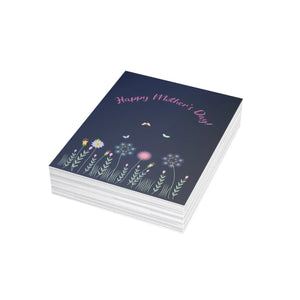 Happy Mother’s Day Floral Greeting Card, Pack of 1/10/30/50 - Cards