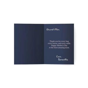 Happy Mother’s Day Floral Greeting Card, Pack of 1/10/30/50 - Cards