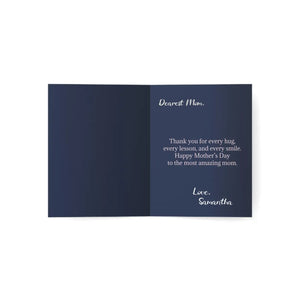 Happy Mother’s Day Floral Greeting Card, Pack of 1/10/30/50 - Cards