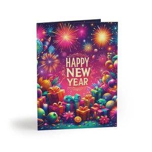 Stylish New Year Greeting Cards - Uncoated Cardstock - Dipaliz - Note