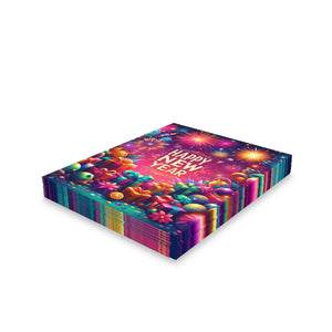 Stylish New Year Greeting Cards - Uncoated Cardstock - Dipaliz - Note
