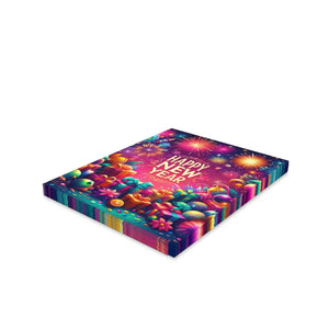 Stylish New Year Greeting Cards - Uncoated Cardstock - Dipaliz - Note