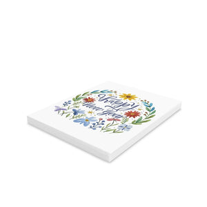 Vibrant Greeting Cards - Matching White Envelopes - Dipaliz - & Note