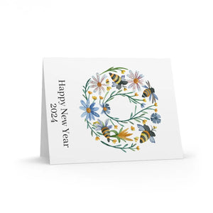 Chic Greeting Cards - Year Wishes and Envelopes - Dipaliz - & Note