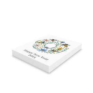 Chic Greeting Cards - Year Wishes and Envelopes - Dipaliz - & Note