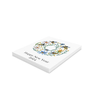 Chic Greeting Cards - Year Wishes and Envelopes - Dipaliz - & Note