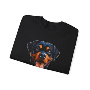 Happy Rottweiler Unisex Heavy Blend Crewneck Sweatshirt - Dipaliz - Sweatshirts