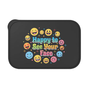Emoji Pla Lunch Container Happy Face Bento Box - Dipaliz - Containers