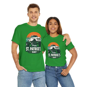 T-shirt - Happy St Patrick Unisex Heavy Cotton Tee - Comfortable Style - Dipaliz