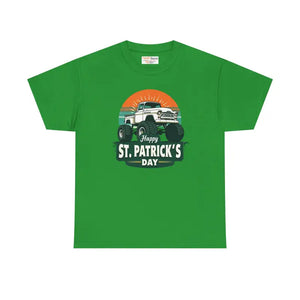 T-shirt - Happy St Patrick Unisex Heavy Cotton Tee - Comfortable Style - Dipaliz