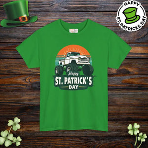 Happy St Patrick Unisex Heavy Cotton Tee - Comfort Style - Dipaliz - Irish Green / s - T-shirts
