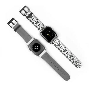 Happy Starfishes Faux Leather Watch Band - Stylish Ocean Vibes - Dipaliz - Bands